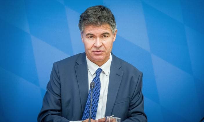 August 11, 2026, Munich, Bavaria, Germany: Bavarian Secret Service President MANFRED HAUSER. The Bavarian Verfassungsschutz (Secret Service, Office for the Protection of the Constitution) released its half-year report detailing the current threats to Bavaria and the country. The latest threats includes upticks in espionage, saboteurs, Islamist extremism and terror, as well as movements that seek to split society. Recent cases, such as the CSD attack in Berlin and the drone with explosives found at a Leipzig airport, have raised alert and readiness levels against all threats. Munich Germany - ZUMAb160 20260811_abp_b160_018 Copyright: xSachellexBabbarx