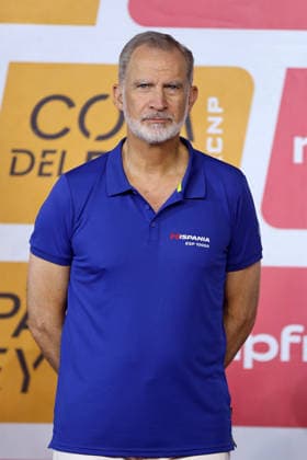 King Felipe VI Presents Awards to the Champions of the 44th Copa del Rey Sailing Regatta King Felipe VI during the awards ceremony for the 44th Copa del Rey Mapfre Sailing Regatta at the Almudaina Palace, on August 8, 2026, in Palma de Mallorca, Balearic Islands, Spain This is one of the most important regattas in the Mediterranean, which has met participation expectations, featuring six highly competitive classes and already exceeding 100 registered teams, representing nearly twenty countries, with almost a thousand sailors in a competition that begins on Tuesday, August 4, and ends on Saturday, August 8. AWARDS SAILING REGATTAS BOATS Raú Spain Copyright: xRaulxTerrelx 7706572
