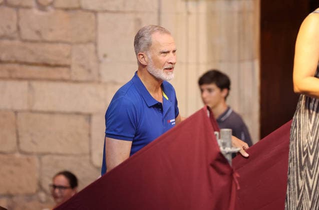 King Felipe VI Presents Awards to the Champions of the 44th Copa del Rey Sailing Regatta King Felipe VI during the awards ceremony for the 44th Copa del Rey Mapfre Sailing Regatta at the Almudaina Palace, on August 8, 2026, in Palma de Mallorca, Balearic Islands, Spain This is one of the most important regattas in the Mediterranean, which has met participation expectations, featuring six highly competitive classes and already exceeding 100 registered teams, representing nearly twenty countries, with almost a thousand sailors in a competition that begins on Tuesday, August 4, and ends on Saturday, August 8. AWARDS SAILING REGATTAS BOATS Raú Spain Copyright: xRaulxTerrelx 7706573