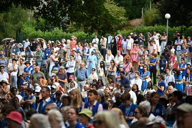 AUGUST 15, LOURDES, BASTIEN ARBERET, MAXPPP, 153rd National Assumption Pilgrimage, Mass on the Meadow for August 15, 2026, at the Sanctuary of Our Lady of Lourdes, Hautes-Pyrénées 153rd National Assumption Pilgrimage: Mass on the Meadow for August 15, 2026, at the Sanctuary of Our Lady of Lourdes, Hautes-Pyrénées LOURDES HAUTES-PYRÉNÉES FRANCE Copyright: xBASTIENxARBERET MAXPPP MAXPPPxBASTIENxARBERETx ARB_4464 ARBx4464