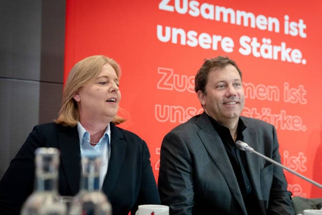 SPD, Bundestagsfraktion, Fraktionsklausur Berlin, Reichstagsgebäude, Fraktionsklausur, Sitzung, SPD, Bundestagsfraktion, Vorsitzender, Lars Klingbeil, Vizekanzler Bärbel Bas, Bundesministerin, Vorsitzende Berlin Berlin GER