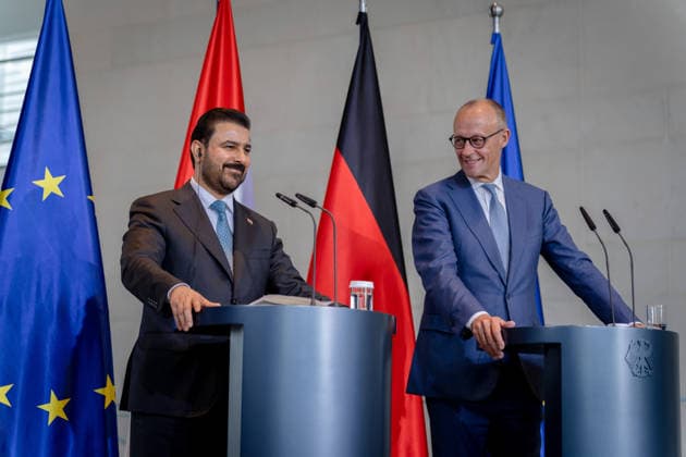 Ministerpräsident, Irak, Ali Faleh Al-Zaidi, Bundeskanzler, Friedrich Merz Berlin, Bundeskanzleramt, Ministerpräsident, Irak, Ali Faleh Al-Zaidi, Bundeskanzler, Friedrich Merz Berlin Berlin GER
