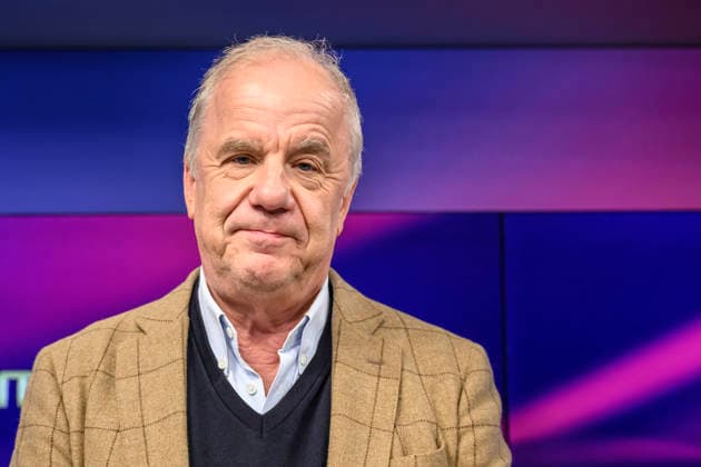 im Bild v.l.: Hubertus Meyer-Burckhardt (Moderator und TV-Produzent), GER, Berlin, Studio, zu Gast bei Maischberger, politische Talkshow, TV, Format, mit Moderatorin Sandra Maischberger, Das Erste, aus Adlershof Am Studio 20, 16.09.2026, Copyright: HMBxMedia UwexKoch