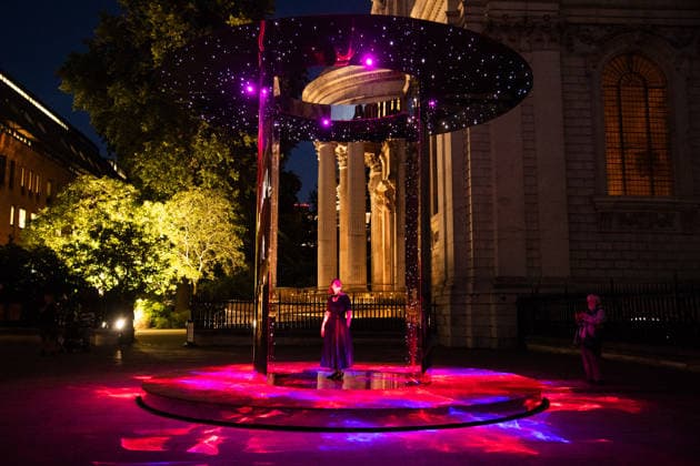 Mykola Kabluka s The Point of Unity unveiled as part of The Design Festival 2026 at St. Paul s Cathedral, London, UK - 16 September, 2026 A general view of The Point of Unity by Mykola Kabluka next to St. Paul s Cathedral, London, England, UK on Wednesday 16 September, 2026 as part of the Design Festival 2026., Credit:Justin Ng Avalon UK, England, London, St. Paul s Cathedral Copyright: xJustinxNgx xAvalonx 1135415577