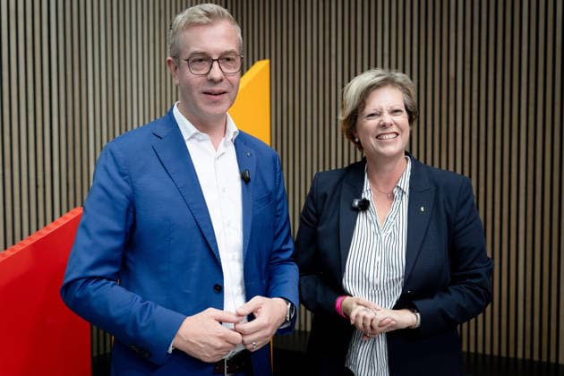 Wahlkampf-Schlussspurt, CDU, Konrad-Adenauer-Haus Berlin, Wahlkampf-Schlussspurt, CDU, Konrad-Adenauer-Haus, Spitzenkandidat CDU, Berlin, Stefan Evers, Cornelia Seibeld, Präsidentin, Abgeordnetenhause Berlin Berlin GER