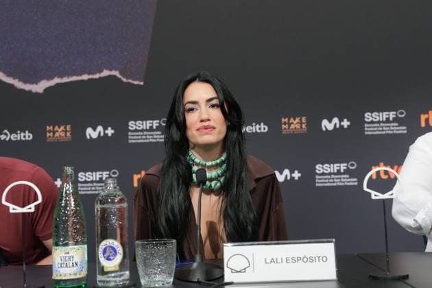 Lali Espósito Presents *Glaxo* at the San Sebastián Film Festival Actress Lali Espósito speaks with the media during the presentation of the film *Glaxo* as part of the 74th edition of the San Sebastián Film Festival, on September 20, 2026, in San Sebastián, Guipúzcoa, Basque Country, Spain. The film, directed by Benjamín Naishtat and starring Lali Espósito, Marcelo Subiotto, and Esteban Bigliardi, is based on the novel of the same name by Hernán Ronsino. SEPTEMBER 20, 2026 San Sebastián, Guipúzcoa, Basque Country, Spain Copyright: xUnanuex 7787863