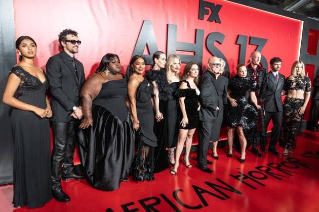 September 23, 2026, Bronx, New York, USA: Avantika Vandanapu, Paul Anthony Kelly, Gabourey Sidibe, Angela Bassett, Sarah Paulson, Leslie Grossman, Billie Lourd, Ryan Murphy, Jessica Lange, Mena Suvari, Fedor Steer, Joey Pollari and Elle Chapman attend premiere American Horror Story: 13 by FX Hulu at The Hotel Chelsea in New York, NY on September 23, 2026. Bronx USA - ZUMAr339 20260923_znp_r339_243 Copyright: xLevxRadinx