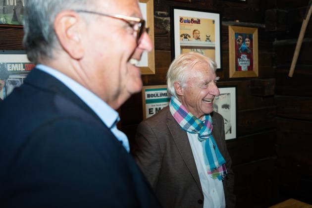 Europa Park, Rust, Schweizer Themenbereich, Walliser Dorf, offizielle Eröffnung des Emil Hüüsli, Emil Steinberger, Emils Bühnenwelt, Ausstellung, Schweizer Künstler, Komiker, Schauspieler, Lebenswerk, Unterhaltung, Kultur, Freizeitpark, neue Attraktion, Tourismus, Symbolfoto Rust Europa Park Baden-Württemberg Deutschland Copyright: xFINLEYxMÖRCHx