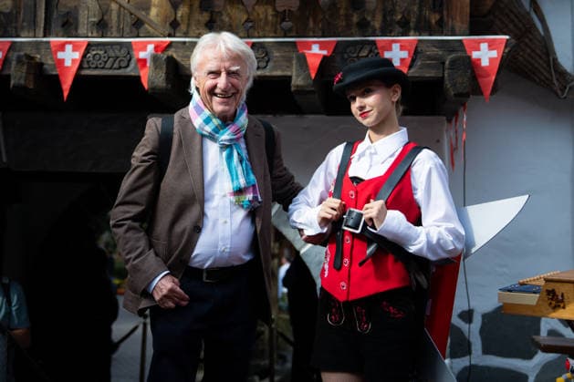 Europa Park, Rust, Schweizer Themenbereich, Walliser Dorf, offizielle Eröffnung des Emil Hüüsli, Emil Steinberger, Emils Bühnenwelt, Ausstellung, Schweizer Künstler, Komiker, Schauspieler, Lebenswerk, Unterhaltung, Kultur, Freizeitpark, neue Attraktion, Tourismus, Symbolfoto Rust Europa Park Baden-Württemberg Deutschland Copyright: xFINLEYxMÖRCHx