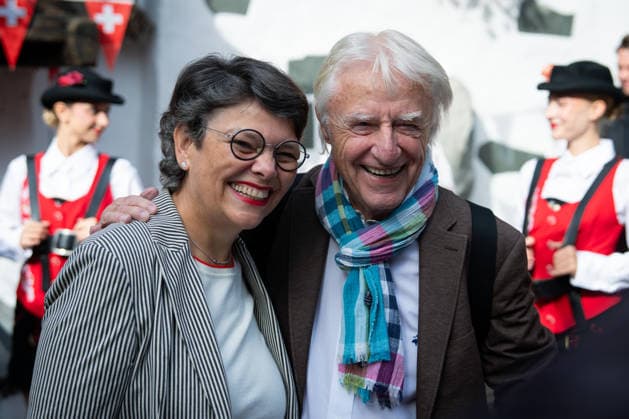Europa Park, Rust, Schweizer Themenbereich, Walliser Dorf, offizielle Eröffnung des Emil Hüüsli, Emil Steinberger, Emils Bühnenwelt, Ausstellung, Schweizer Künstler, Komiker, Schauspieler, Lebenswerk, Unterhaltung, Kultur, Freizeitpark, neue Attraktion, Tourismus, Symbolfoto Niccel Steinberger, Rust Europa Park Baden-Württemberg Deutschland Copyright: xFINLEYxMÖRCHx