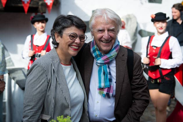 Europa Park, Rust, Schweizer Themenbereich, Walliser Dorf, offizielle Eröffnung des Emil Hüüsli, Emil Steinberger, Emils Bühnenwelt, Ausstellung, Schweizer Künstler, Komiker, Schauspieler, Lebenswerk, Unterhaltung, Kultur, Freizeitpark, neue Attraktion, Tourismus, Symbolfoto Niccel Steinberger, Rust Europa Park Baden-Württemberg Deutschland Copyright: xFINLEYxMÖRCHx