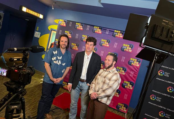 September 24, 2026, Atlanta, Georgia, USA: Gary Jaffe, Robin De Jesus, Jared Reinfeldt promoting their film Before I Do at Out On Film, Opening Night, Landmark s Midtown Art Cinema, Atlanta, Georgia. September 24, 2026 Atlanta USA - ZUMAs380 20260924_zep_s380_008 Copyright: xDerekxStormx