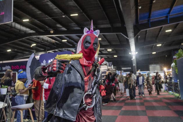 Comic Con Africa 2026 brings pop culture fans together in Johannesburg JOHANNESBURG, SOUTH AFRICA - SEPTEMBER 26: Comic Con Africa 2026, the largest popular culture and gaming festival in Africa, takes place at the Johannesburg Expo Centre in Johannesburg, South Africa, on September 26, 2026. The four-day event brings fans together with international brands and offers activities spanning comics, cinema, anime and television, including cosplay shows and gaming tournaments. Young attendees dressed as popular comic book and animated characters create colorful scenes during the festival, Johannesburg, South Africa, September 2026. Ihsaan Haffejee Anadolu South Africa Johannesburg. Editorial use only. Please get in touch for any other usage. Copyright: x2026xAnadoluxIhsaanxHaffejeex