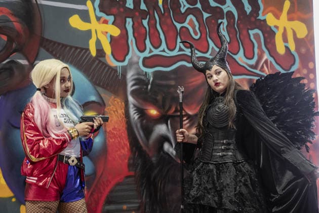 Comic Con Africa 2026 brings pop culture fans together in Johannesburg JOHANNESBURG, SOUTH AFRICA - SEPTEMBER 26: Comic Con Africa 2026, the largest popular culture and gaming festival in Africa, takes place at the Johannesburg Expo Centre in Johannesburg, South Africa, on September 26, 2026. The four-day event brings fans together with international brands and offers activities spanning comics, cinema, anime and television, including cosplay shows and gaming tournaments. Young attendees dressed as popular comic book and animated characters create colorful scenes during the festival, Johannesburg, South Africa, September 2026. Ihsaan Haffejee Anadolu South Africa Johannesburg. Editorial use only. Please get in touch for any other usage. Copyright: x2026xAnadoluxIhsaanxHaffejeex