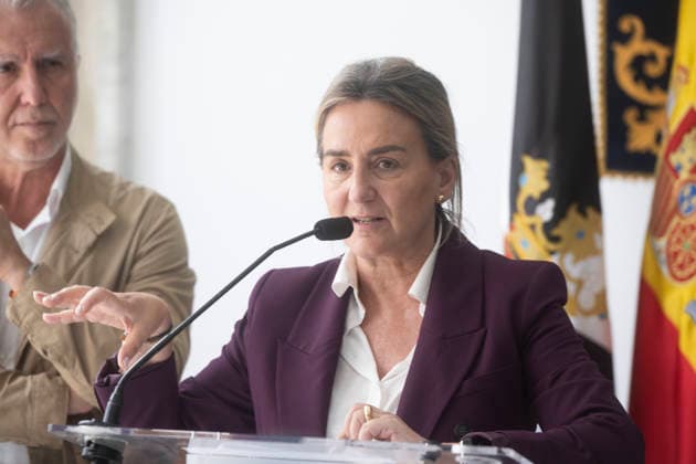 Ángel Víctor Torres chairs a meeting of the Situation Committee for the autonomous city of Ceuta. The Minister of Education, Vocational Training, and Sports, Milagros Tolón, during the meeting of the Situation Committee for the autonomous city, held at the Government Delegation on September 30, 2026, in Ceuta, Spain. Torres announced that the government will allocate 40.3 million to security and sanitation in Ceuta and that the area next to the prison will be designated as a new shelter facility. SEPTEMBER 30, 2026 Ceuta, Spain Copyright: xMarcosxMorenox 7811070