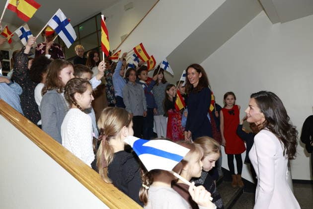 06-10-2026 Finland Queen Letizia and Suzanne Innes-Stubb on the 1st day of the 2 day statevisit to Finland. Â Copyright: xPPEx