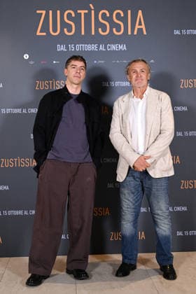 October 6, 2026, Rome, Rome, Italy: Michele Riondino and Fabrizio Ferracane during the photocall for the presentation of the film Zustissia, inspired by the true story of the longest miscarriage of justice in Italian history: 33 years of wrongful imprisonment. Rome, October 6, 2026 Rome Italy - ZUMAa289 20261006_zia_a289_102 Copyright: xMariaxLauraxAntonellix xAgfx