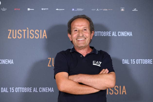 October 6, 2026, Rome, Rome, Italy: Beniamino Zuncheddu during the photocall for the presentation of the film Zustissia, inspired by his story and the longest miscarriage of justice in Italian history, 33 years of wrongful imprisonment. Rome, October 6, 2026 Rome Italy - ZUMAa289 20261006_zia_a289_108 Copyright: xMariaxLauraxAntonellix xAgfx