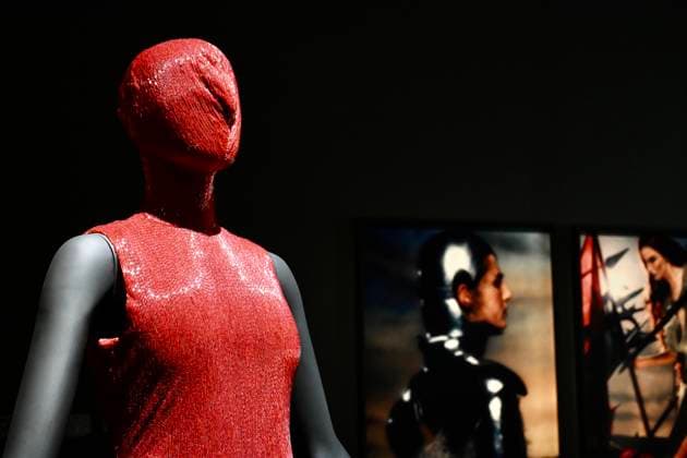 Tate Britain, The 90s : Art and Fashion London, UK. Red Dress by Alexander McQueen. Art & Fashion, Tate Britain. Tate Britain has opened the first exhibition to explore the art, photography and fashion of the 1990s, adecade synonymous with possibility, optimism and an audacious spirit. The 90s : Art and Fashion explores this period s surge of creative energy, shaped by its opportunities and challenges. 06 October 2026., Credit:Michael Melia Michael Melia - B2778 Avalon Copyright: xMichaelxMeliax xMichaelxMeliax-xB2778x xAvalonx 1141014190