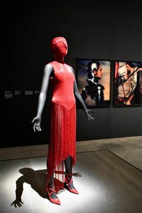 Tate Britain, The 90s : Art and Fashion London, UK. Red Dress by Alexander McQueen. Art & Fashion, Tate Britain. Tate Britain has opened the first exhibition to explore the art, photography and fashion of the 1990s, adecade synonymous with possibility, optimism and an audacious spirit. The 90s : Art and Fashion explores this period s surge of creative energy, shaped by its opportunities and challenges. 06 October 2026., Credit:Michael Melia Michael Melia - B2778 Avalon Copyright: xMichaelxMeliax xMichaelxMeliax-xB2778x xAvalonx 1141014203