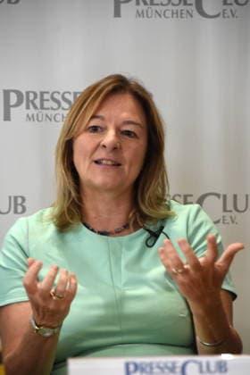 Anja Berger Stadträtin. München 07.10.2026 Presseclub München Eigenveranstaltung: Nach der Wiesn ist vor der Wiesn Das Rekord-Oktoberfest. Eine unterhaltsame Bilanz des größten Volksfestes der Welt mit Wirten, Pfarrern, Kellnerinnen, Trachtlern und Politikerinnen Foto Muenchen