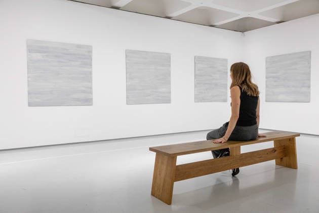 Robert Ryman: The Real Thing at Barbican Art Gallery, London, UK 7 October 2026 Standard, 1967 on display at Robert Ryman: The Real Thing at the Barbican Art Gallery, London, UK, on 7 October 2026. Enamel on cold-rolled steel panel. Twelve panels, each: 48x48 in. Solomon R Guggenheim Museum, New York Panza Collection, 1991. The first significant UK exhibition of American minimalist and conceptual painter Robert Ryman (1930 2019) in over 30 years brings together six decades of work, on view from 8 October 2026., Credit:Pete Speller Avalon Copyright: xPetexSpellerx xAvalonx 1141198958