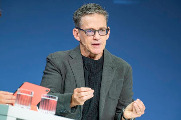 Bill Anderson , CEO Bayer AG EUR, Deutschland, Berlin, 07.10.2026: Bill Anderson CEO Bayer AG, besucht die in Berlin stattfindene Jubiläumsveranstaltung von 80 Jahre Handelsblatt und 100 Jahre WirtschaftsWoche.