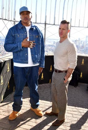 NEW YORK, NY, OCTOBER 6: LL Cool J and Scott Caan at the Empire State Building to celebrate the premiere of CBS’s new drama, *NCIS: NEW YORK*, on October 6, 2026, in New York City. Credit: AdMedia, New York City, USA - ZUMAa123 20261006_zaa_a123_224 Copyright: xJohnxFyckex