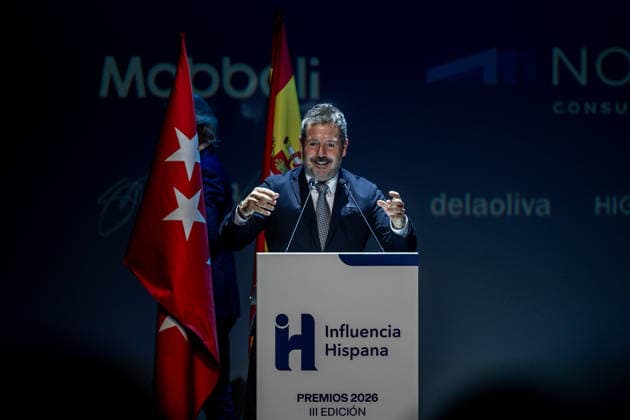 3rd Annual Hispanic Influence Awards Mariano de Paco, the Regional Minister of Culture, Tourism, and Sports for the Community of Madrid, speaks during the 3rd Annual Hispanic Influence Awards ceremony on October 7, 2026, in Madrid, Spain. The main objective of the Hispanic Influence Awards is to recognize excellence, talent, creativity, and leadership of individuals and institutions that strengthen ties within the Spanish-speaking community and promote Hispanic values globally. OCTOBER 7, 2026 HISPANIC INFLUENCE AWARDS SPANISH-SPEAKERS HISPANIC IDENTITY Madrid Madrid, Spain Copyright: xRicardoxRubiox 7827283