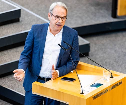 08.10.2026, GER, News Politik, 8.Wahlperiode, 57.Plenarsitzung im Plenarsaal Thüringer Landtag Georg Maier (SPD) 99096 Erfurt Thueringer Landtag Thüringen Deutschland