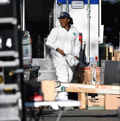 October 7, 2026, Philadelphia, Pennsylvania, USA: FBI agents seize evidence from the home of Eugene Horsch on West Chew Avenue in Philadelphia, Pennsylvania, United States, on October 7, 2026. Several evidence boxes and bags are visible, including one labeled drain trap and liquid contents. Authorities are investigating the property after linking it to at least seven missing women. Eugene Horsch is the son of the late Raymond R.C. Horsch. Philadelphia USA - ZUMAs197 20261007_aaa_s197_637 Copyright: xKylexMazzax
