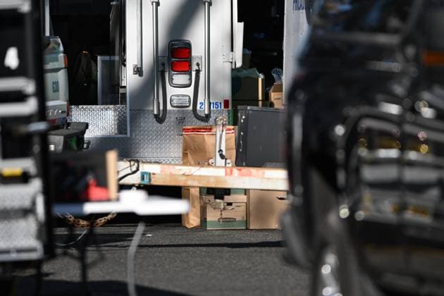 October 7, 2026, Philadelphia, Pennsylvania, USA: FBI agents seize evidence from the home of Eugene Horsch on West Chew Avenue in Philadelphia, Pennsylvania, United States, on October 7, 2026. Several evidence boxes and bags are visible, including one labeled drain trap and liquid contents. Authorities are investigating the property after linking it to at least seven missing women. Eugene Horsch is the son of the late Raymond R.C. Horsch. Philadelphia USA - ZUMAs197 20261007_aaa_s197_636 Copyright: xKylexMazzax