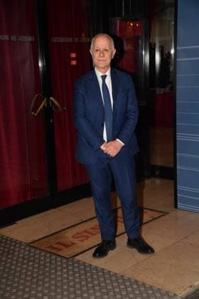 IPA89427400 - Rome, Teatro Sistina: Celebration marking the 150th anniversary of *Corriere della Sera*. Pictured: Luciano Fontana Copyright: xVincenzoxLandix xVincenzoxLandix IPA89427400