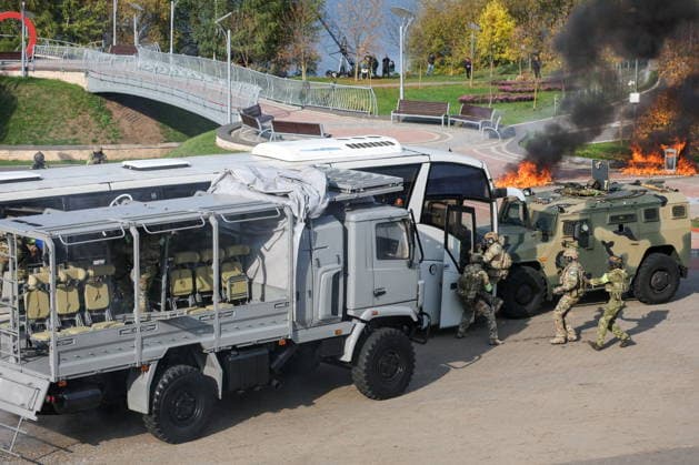 BELARUS, MINSK - OCTOBER 8, 2026: The final phase of the Eurasia-Antiterror 2026 counter-terrorism exercise by relevant agencies of the CIS and SCO member states. The drill is held as part of the 2026 CIS and SCO Counter-Terrorism Forum Minsk Belarus - ZUMAt113 20261008_zaa_t113_315 Copyright: xMaximxMalinovskyx