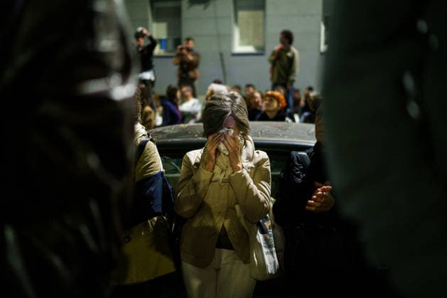 Farewell, Maricarmen Protest from Puerta del Sol to Maricarmen’s Home A person is moved during the Farewell, Maricarmen protest at Maricarmen’s home, on October 8, 2026, in Madrid, Spain. Many people have left candles, flowers, and signs of encouragement next to the doorway from which Maricarmen was evicted two weeks ago, hours after news broke of the death of the 87-year-old woman. To profit from homes is to traffic in lives. May no more lives be lost over housing. Thank you, Maricarmen, reads one of the messages of gratitude OCTOBER 8, 2026 PROTEST MARICARMEN TRIBUTE EVICTION EVICTED PERSON SIGNS CANDLES Madrid Madrid, Spain Copyright: xMatiasxChiofalox 7830217