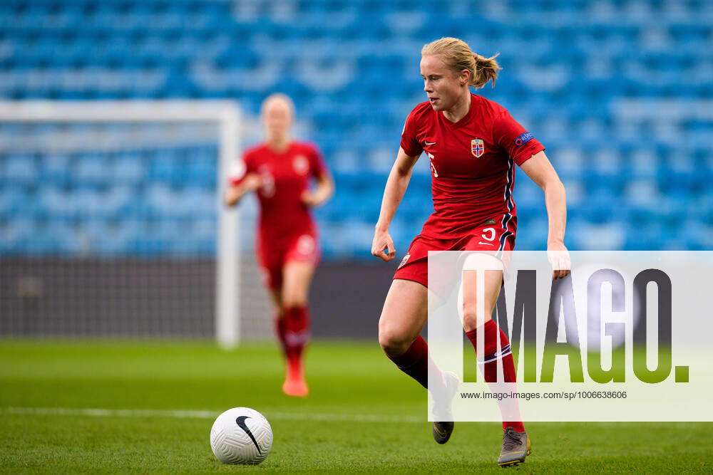 Julie Blakstad of Norway during the FIFA Women s World Cup Qualifier football match between Norway and Armenia on September 16, 2021 in Oslo. Photo: Vegard Wivestad Grott BILDBYRAN kod VG VG0168 bbeng fotball soccer football fotboll FIFA World Cup, WM, Weltmeisterschaft, Fussball qualifiers vm-kvalifisering kvinner vm kvalik landskamp dam norge norway armenia