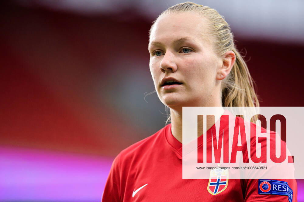 Frida Maanum of Norway during the FIFA Women s World Cup Qualifier football match between Norway and Armenia on September 16, 2021 in Oslo. Photo: Vegard Wivestad Grott BILDBYRAN kod VG VG0168 bbeng fotball soccer football fotboll FIFA World Cup, WM, Weltmeisterschaft, Fussball qualifiers vm-kvalifisering kvinner vm kvalik landskamp dam norge norway armenia
