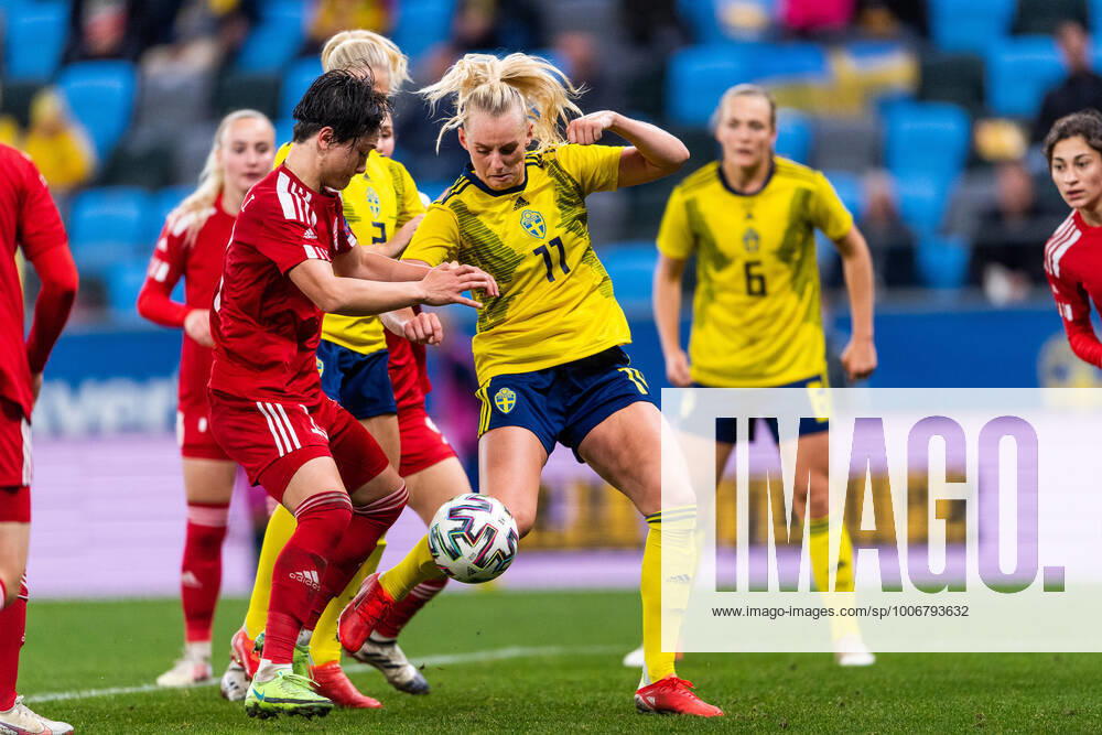Stina Blackstenius of Sweden during the FIFA Women s World Cup Qualifier football match between Sweden and Georgia on September 21, 2021 in Göteborg. Photo: Mathias Bergeld BILDBYRAN COP 200 CS0214 fotboll football soccer fotball vm-kval kval fifa women s world cup qualifier qualifier sverige sweden georgien georgia dam bbeng