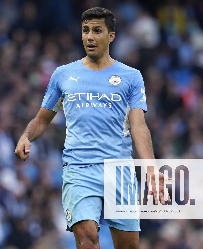 Manchester, England, 16th October 2021. Rodrigo of Manchester City during the Premier League match at the Etihad Stadium, Manchester. Picture credit should read: Andrew Yates Sportimage . SPI-1247-0031
