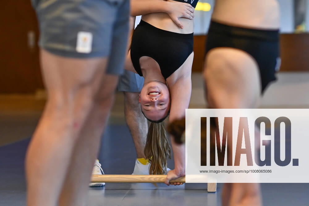 Belgian gymnast Jade Vansteenkiste pictured in action during a training camp organized by the BOIC-COIB Belgian Olympic Committee in Belek Turkey, Tuesday 16 November 2021. The stage takes place from 13 to 27 November. LAURIExDIEFFEMBACQ x3137249x