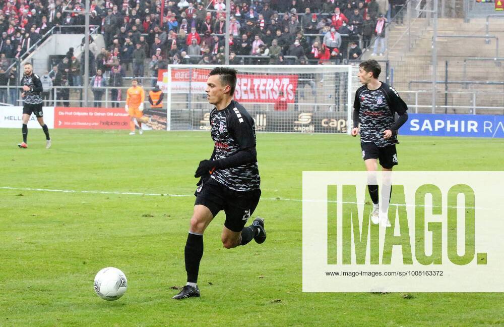 Frankfurt am Main, PSD Arena Regionalliga Südwest Saison 2021 2022 Derby FSV Frankfurt gegen Offenbacher Kickers (OFC) Robin Williams (23, FSV Frankfurt)