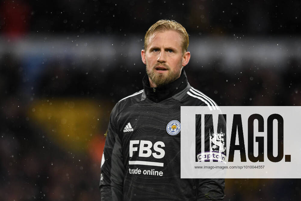 Premier League Wolverhampton Wanderers v Leicester City Kasper Schmeichel 1 of Leicester City in action during the game Wolverhampton Molineux West Midlands United Kingdom