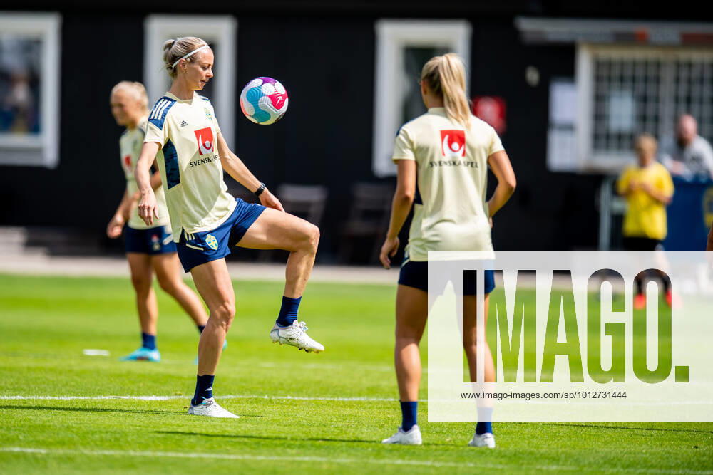 Amanda Ilestedt of Sweden during a training session with the Swedish women s national football team on June 21, 2022 in Bastad. Photo: Niclas Jönsson BILDBYRAN COP 273 NO0133 fotboll football soccer fotball träningsläger träning sverige sweden training camp training practice dam bbeng
