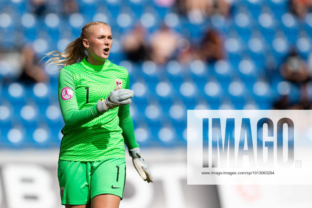 Goalkeeper Selma Panengstuen of Norway during the UEFA Womens Under-19 European Championships final between Spain and Norway on July 9, 2022 in Madrid. Photo: Pavel Lebeda BILDBYRAN kod 0021 fotboll football soccer fotball fotbolls-em europamästerskap em UEFA EURO, EM, Europameisterschaft,Fussball uefa european football championship euro 2020 sverige sweden sverige a spanien spain norge norway bbeng
