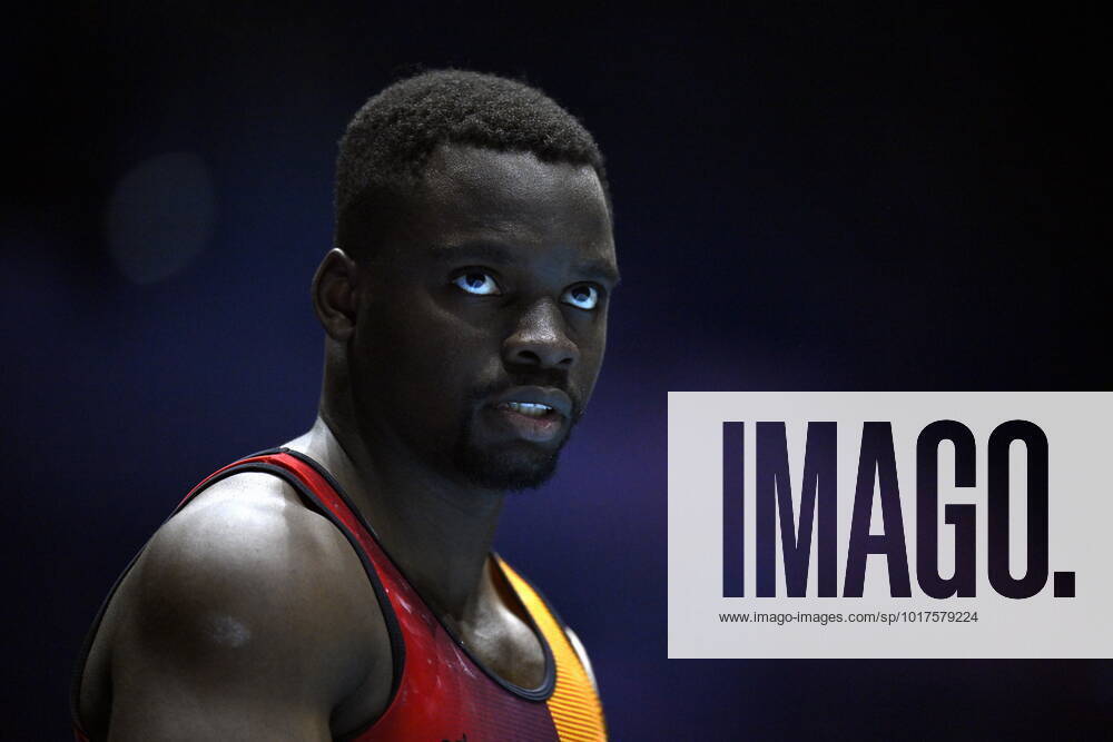 Belgian gymnast Noah Kuavita pictured during the mens podium training session on the first day of the World Artistic Gymnastics Championships in Liverpool, Saturday 29 October 2022. The Worlds take place from October 29 until November 6, 2022 in Liverpool, United Kingdom. ERICxLALMAND x47940308x