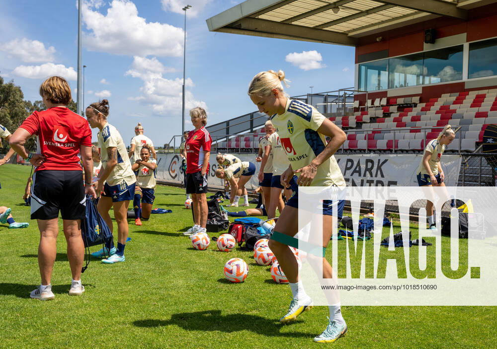 Nathalie Björn of the Swedish women s national football team during a training session on November 9, 2022 in Melbourne. Photo: Mark Dadswell BILDBYRAN COP 334 XX0021 bbeng fotboll football soccer fotball dam träning practice training sverige sweden