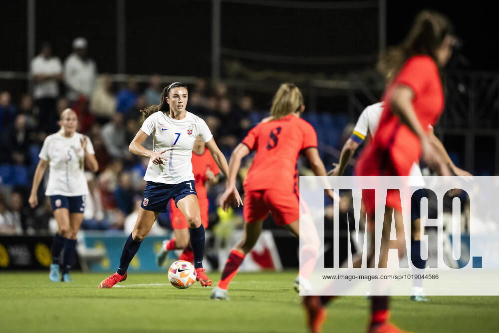Ingrid Syrstad Engen of Norway during the International Friendly, Länderspiel, Nationalmannschaft football match between England and Norway on November 15, 2022 in San Pedro del Pinatar. Photo: Petter Arvidson BILDBYRAN kod PA PA0438 fotboll football soccer fotball träningslandskamp international friendly england norge norway dam bbeng