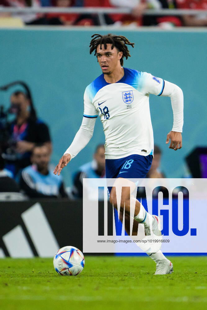 Trent Alexander-Arnold of England during the FIFA World Cup, WM, Weltmeisterschaft, Fussball 2022 football match between Wales and England on November 29, 2022 in Doha. Photo: Joel Marklund BILDBYRAN kod JM JM0394 bbeng fotboll football soccer fotball vm fotbolls-vm fotball-vm fotbolls-vm 2022 fifa world cup 2022 wales england