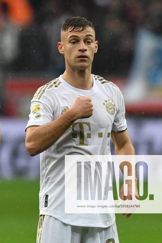 Joshua Kimmich ( FC Bayern Muenchen ) gestikuliert. GER, Bayer 04 Leverkusen vs FC Bayern Muenchen, Fussball, Bundesliga, 25. Spieltag, Spielzeit 2022 2023, 19.03.2023 DFL REGULATIONS PROHIBIT ANY USE OF PHOTOGRAPHS AS IMAGE SEQUENCES AND OR QUASI-VIDEO GER, Bayer 04 Leverkusen vs FC Bayern Muenchen, Fussball, Bundesliga, 25. Spieltag, Spielzeit 2022 2023, 19.03.2023 Leverkusen