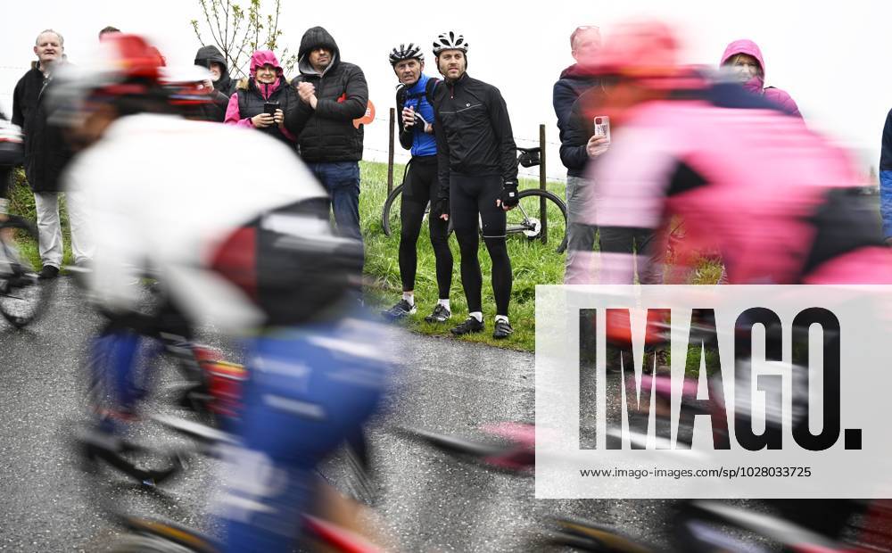 Cycling fans pictured during the men elite Amstel Gold Race one day cycling race, 253,6 km from Maastricht to Valkenburg, The Netherlands, Sunday 16 April 2023. JASPERxJACOBS x64997578x